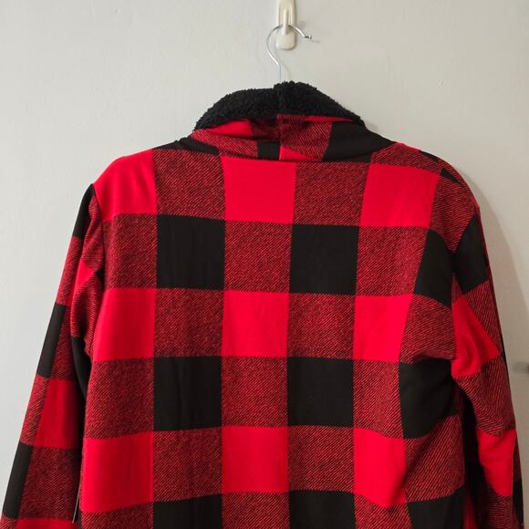 NWT Eddie Bauer Snow Lodge Faux Shearling-Lined Wrap Jacket Size S Small - Picture 10 of 13